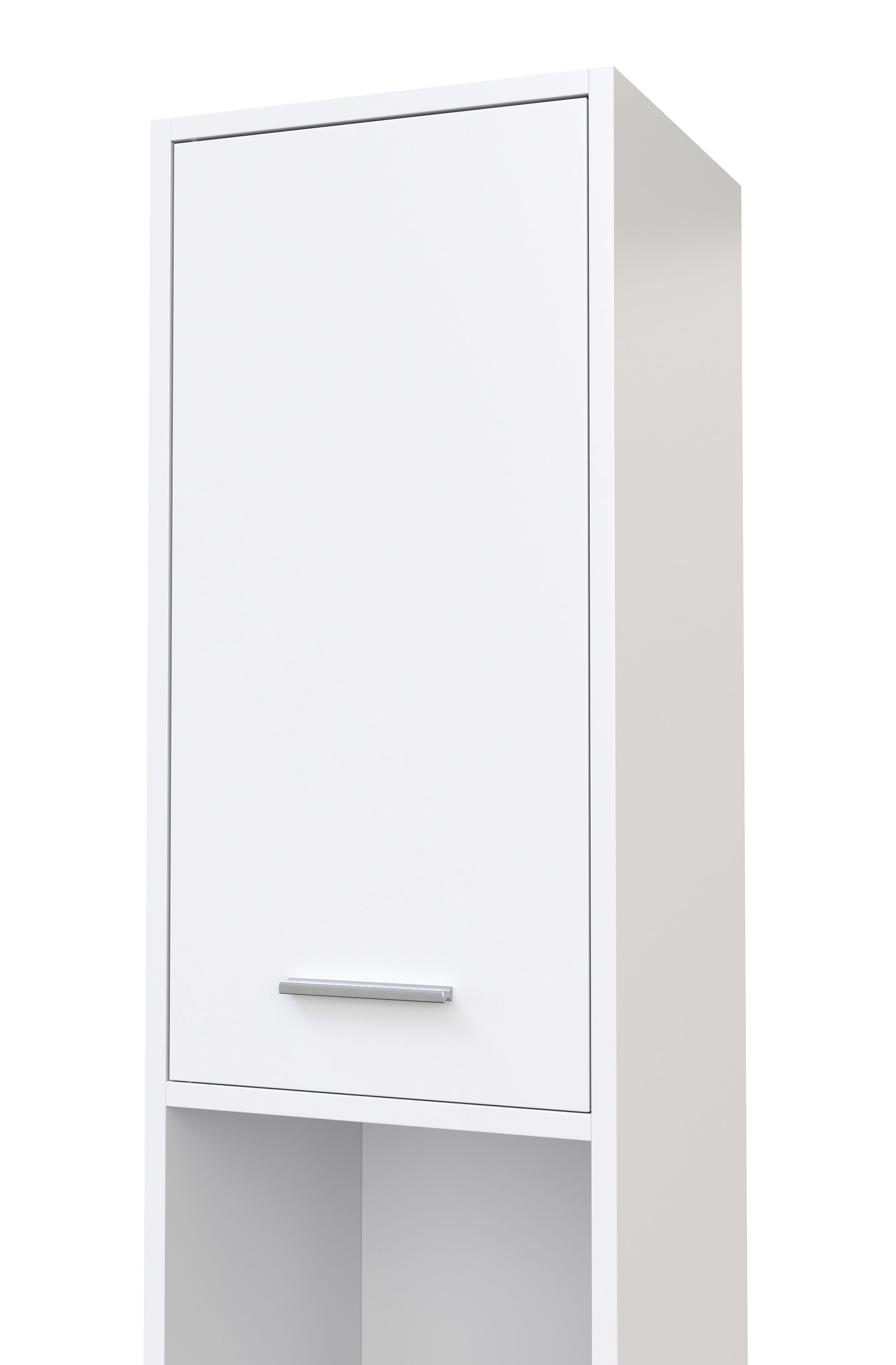 Badezimmerschrank 30 x 30 x 185 cm weiss