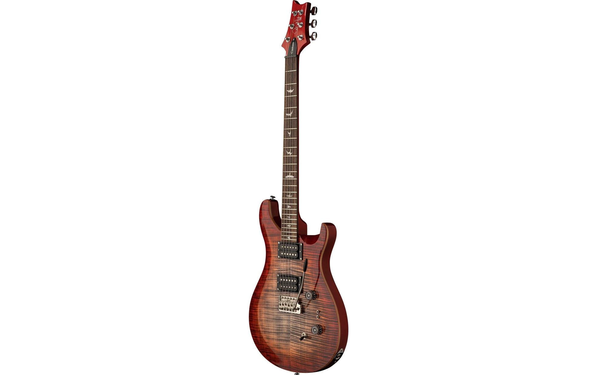 E-Gitarre SE Custom 24-08 Charcoal Cherry Burst<br>Gitarre mit Split Coil-Funktion