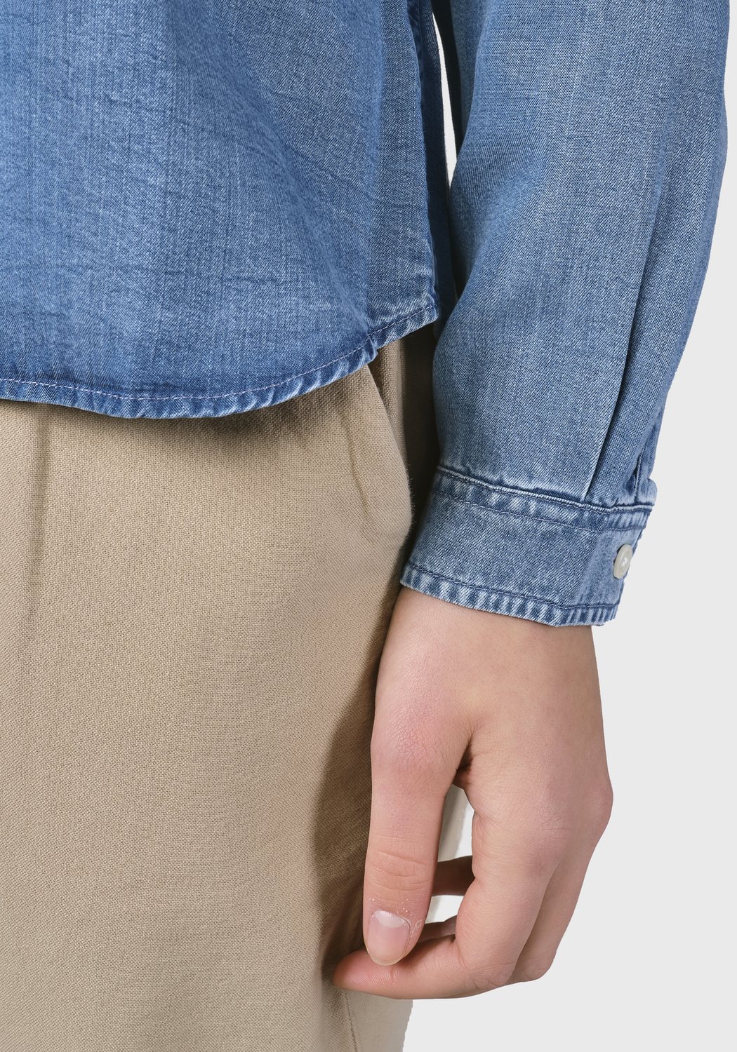 Klitmøller Collective Hemdbluse Julie Light Blue Chambrey