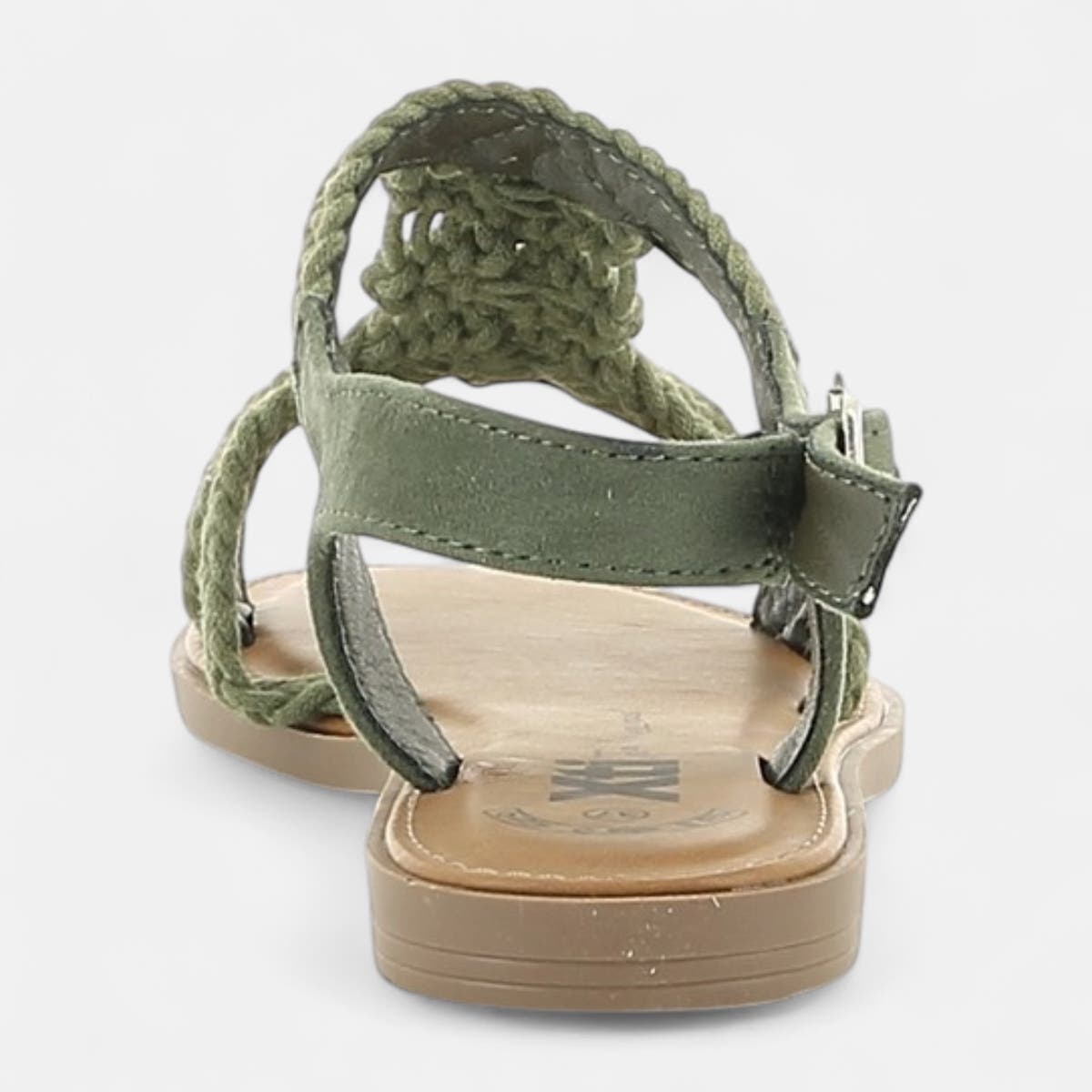 Nu-pieds Femme kaki