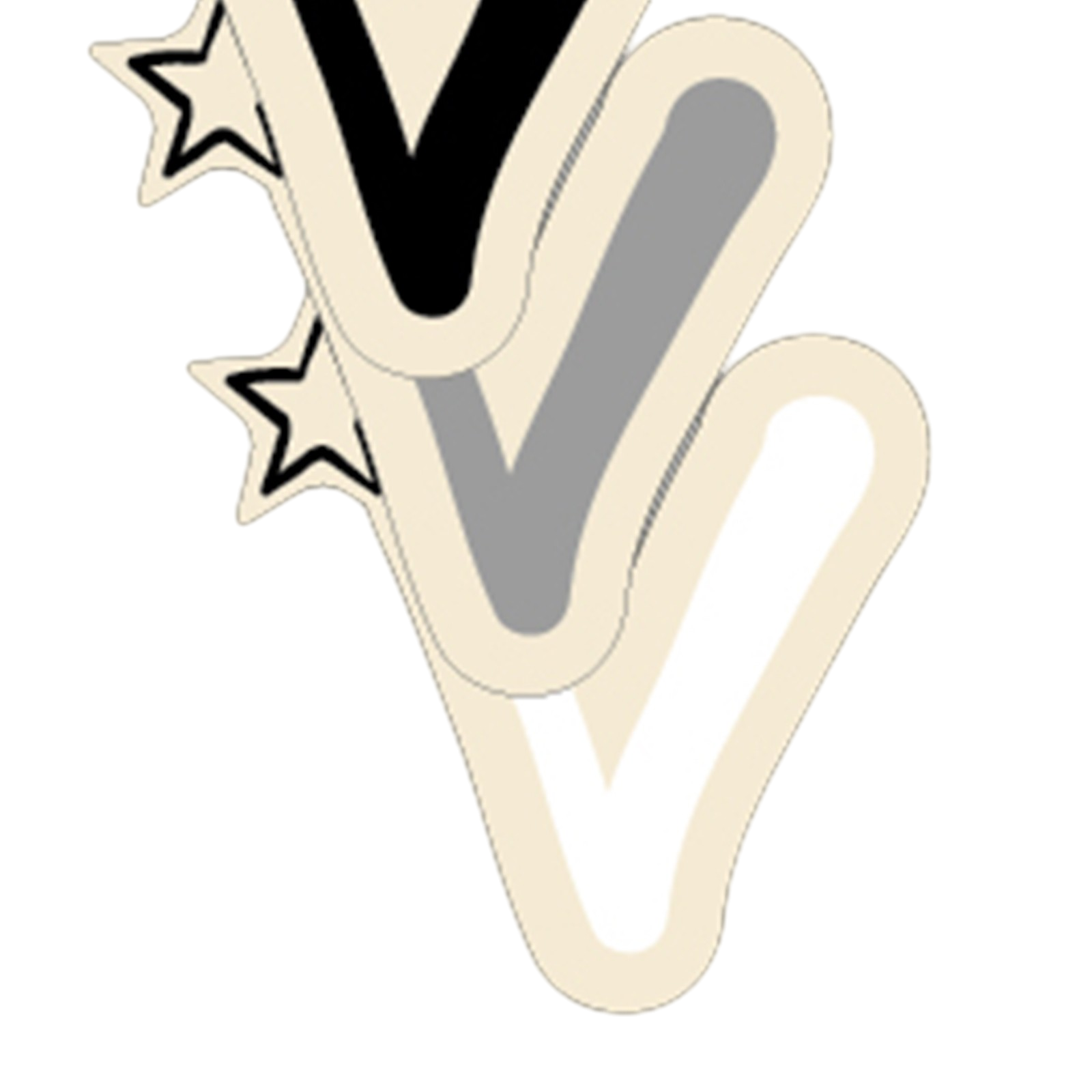 Buchstaben gross V
