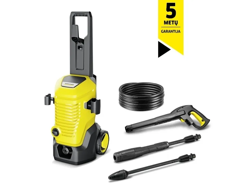 Karcher AG K 5 WCM pressure washer Upright Electric 500 l/h Black, Yellow