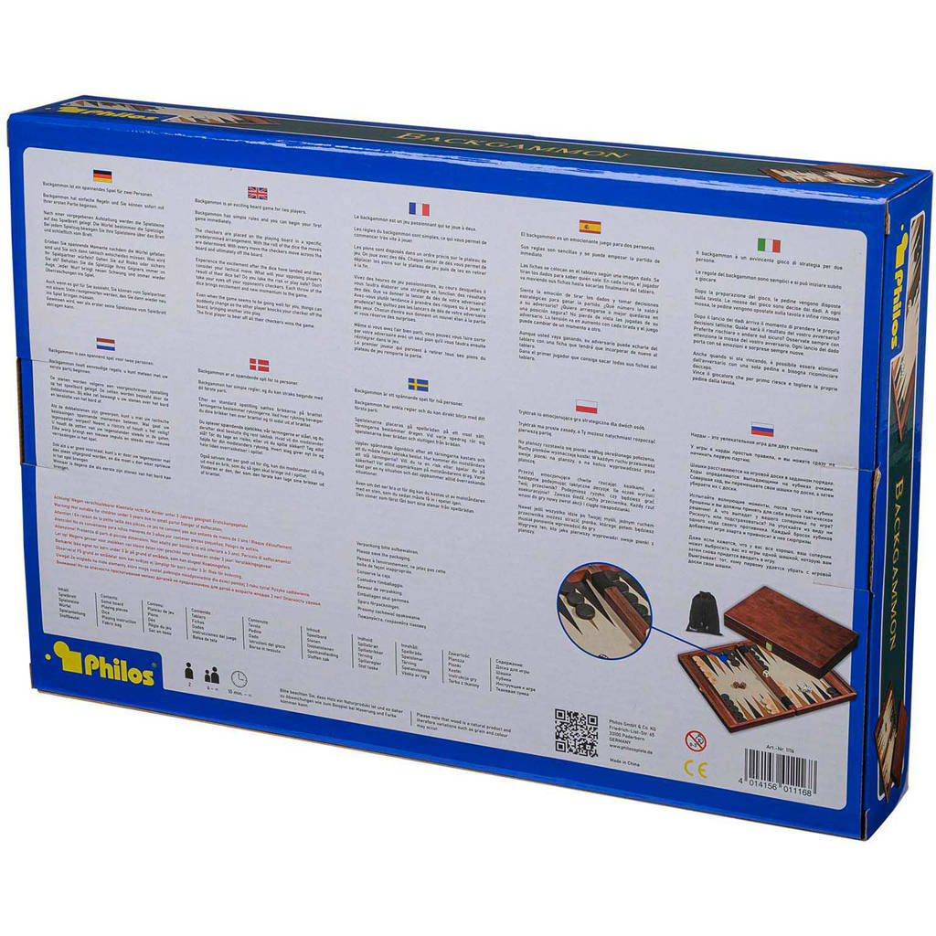 Backgammon Kos medium 35.5x23cm Backgammon Kos (35.5x23cm)