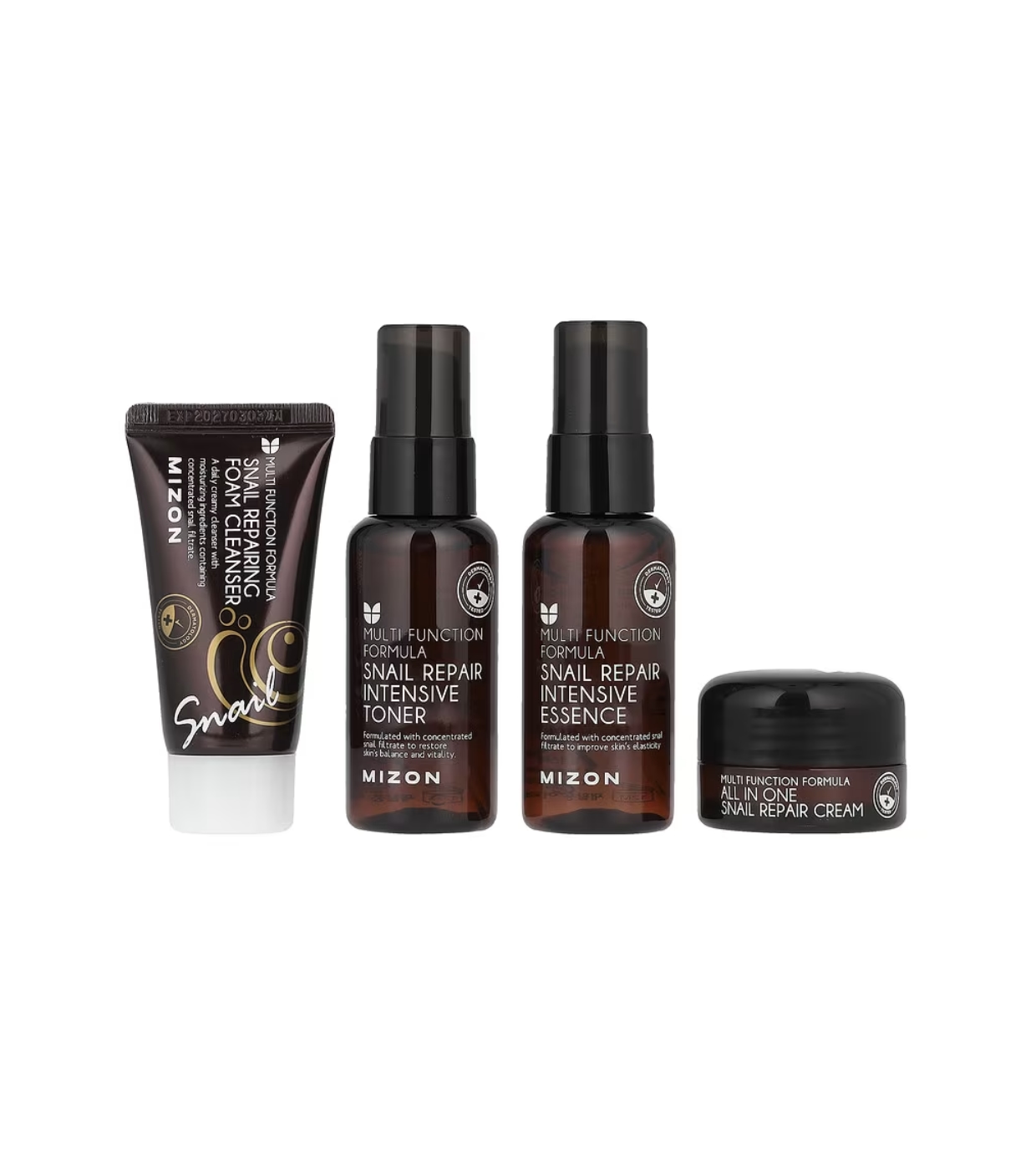 Mizon - Conjunto de cuidados faciais Snail Mini Pack