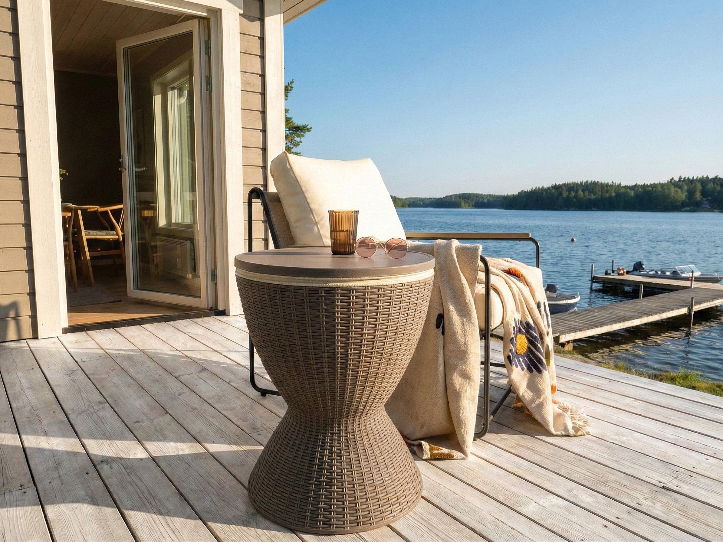 Coolbar AISA 49 cm 49 cm Houtachtig Bruin