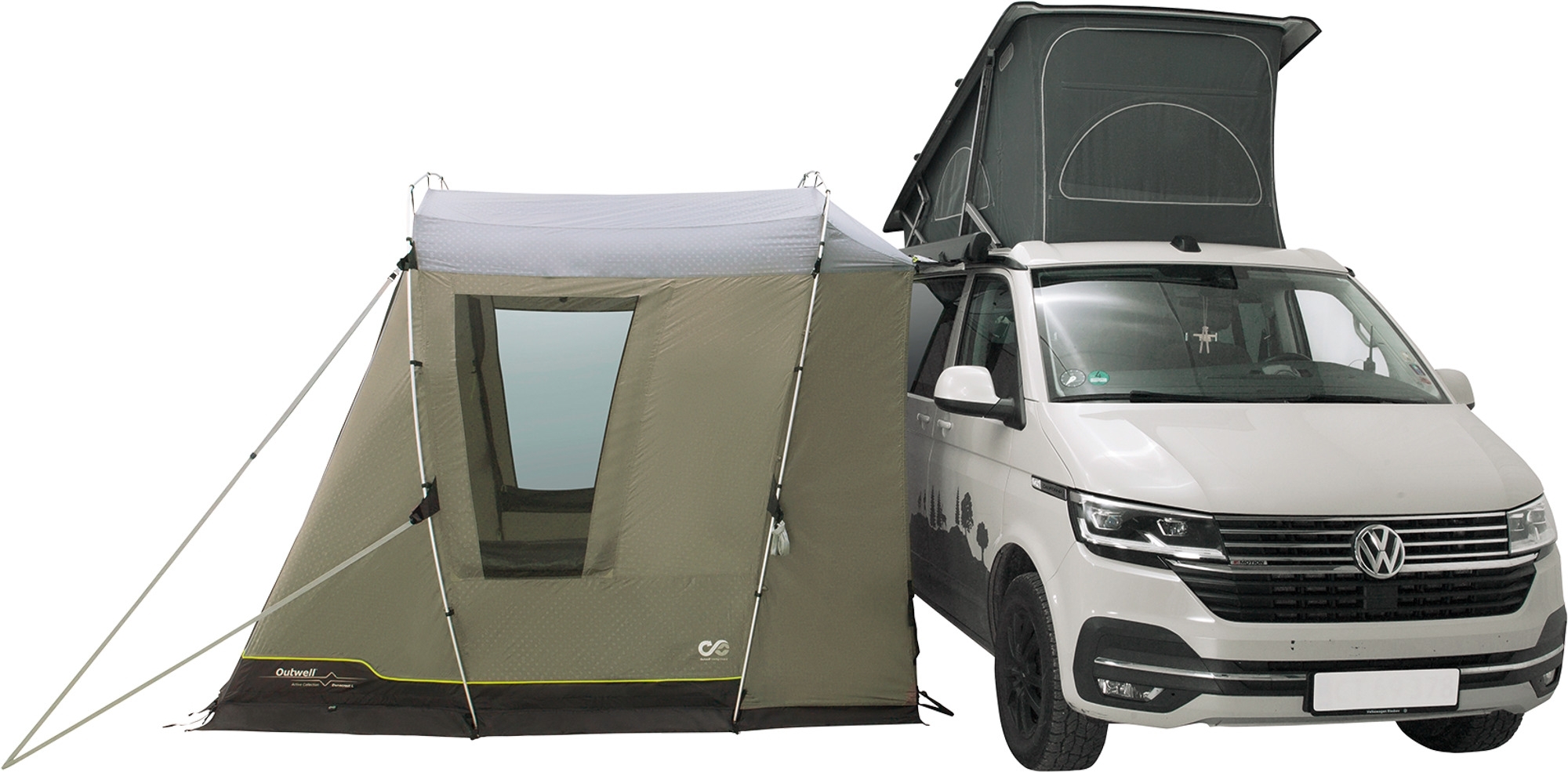 Outwell Dunecrest L Heckzelt für Minicamper 2 Personen Grün