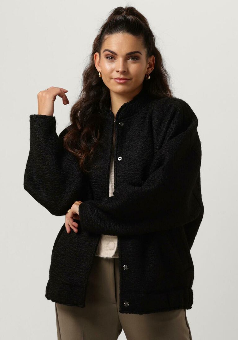 NEO NOIR zwarte neo noir jack sharon bomber jacket