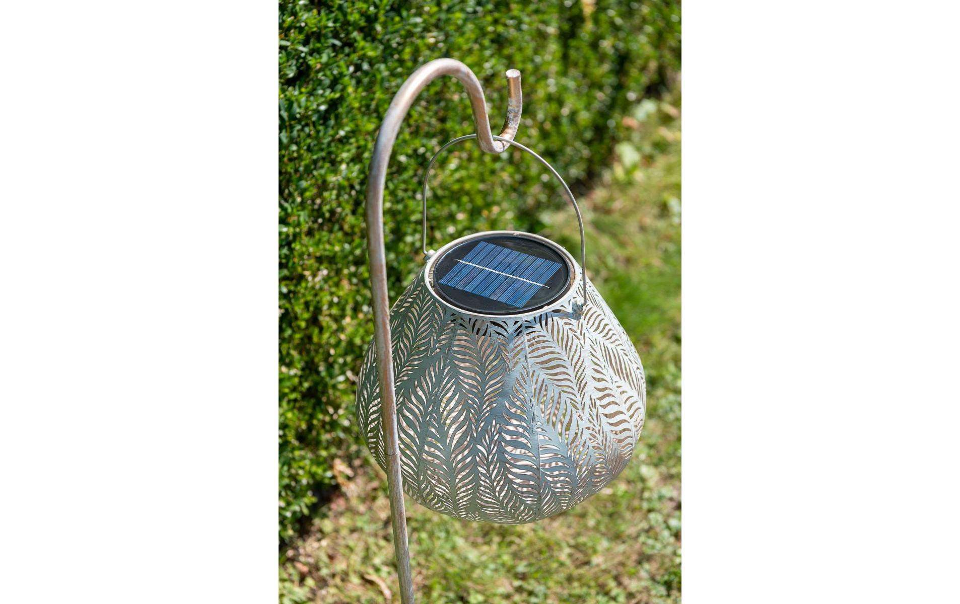 Laterne Solar Antic Lara, Ø 29 cm, MintSolarleuchte zum Aufstellen oder Aufhängen