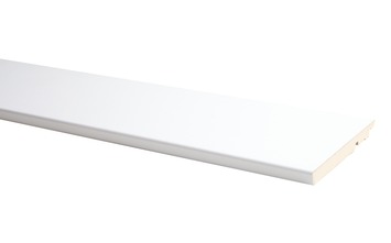 Plint Model Recht Wit 1,4 x 12 x 240 cm