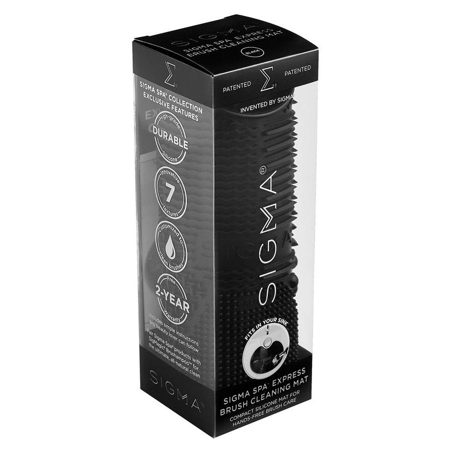 Sigma Spa® Express Brush Cleaning Mat Black