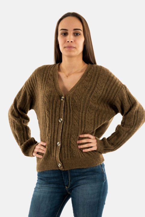 Gilets cardigans lola espeleta gi602w24 158 bronze