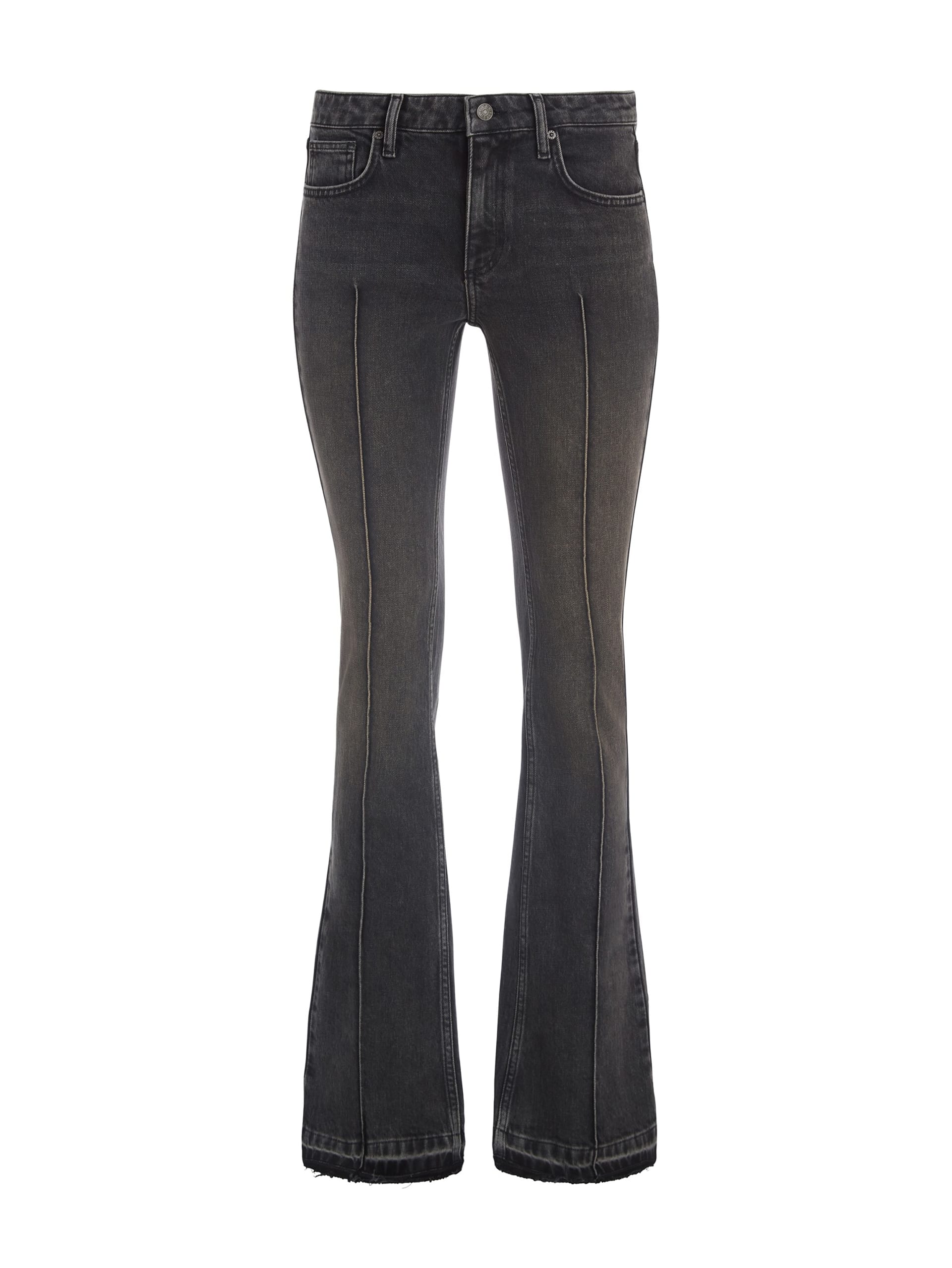 calça jeans flare