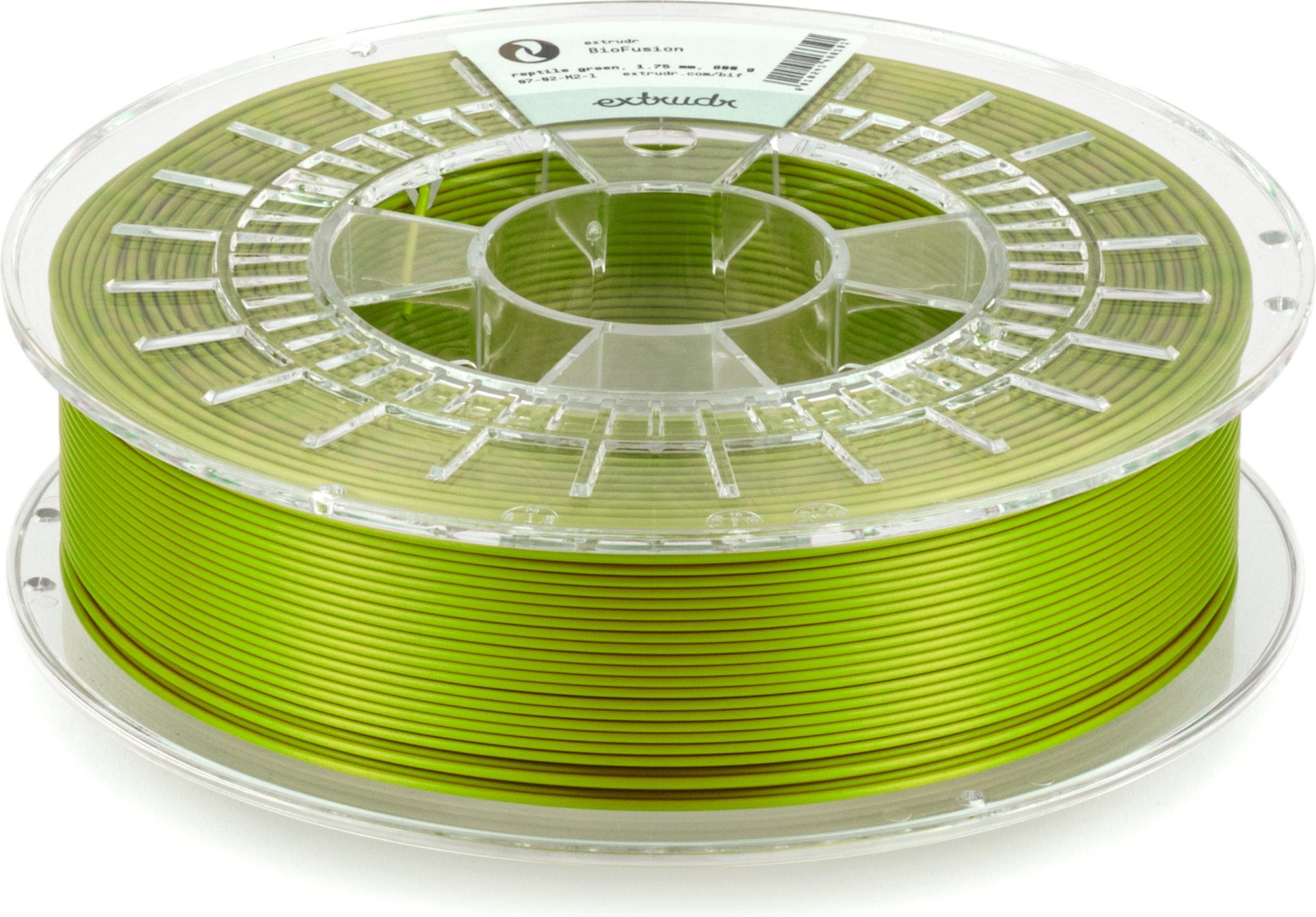 Extrudr  BioFusion Venom Green, 1,75 mm / 800 g    BIO Filament für eine tolle Optik in Venom Grün