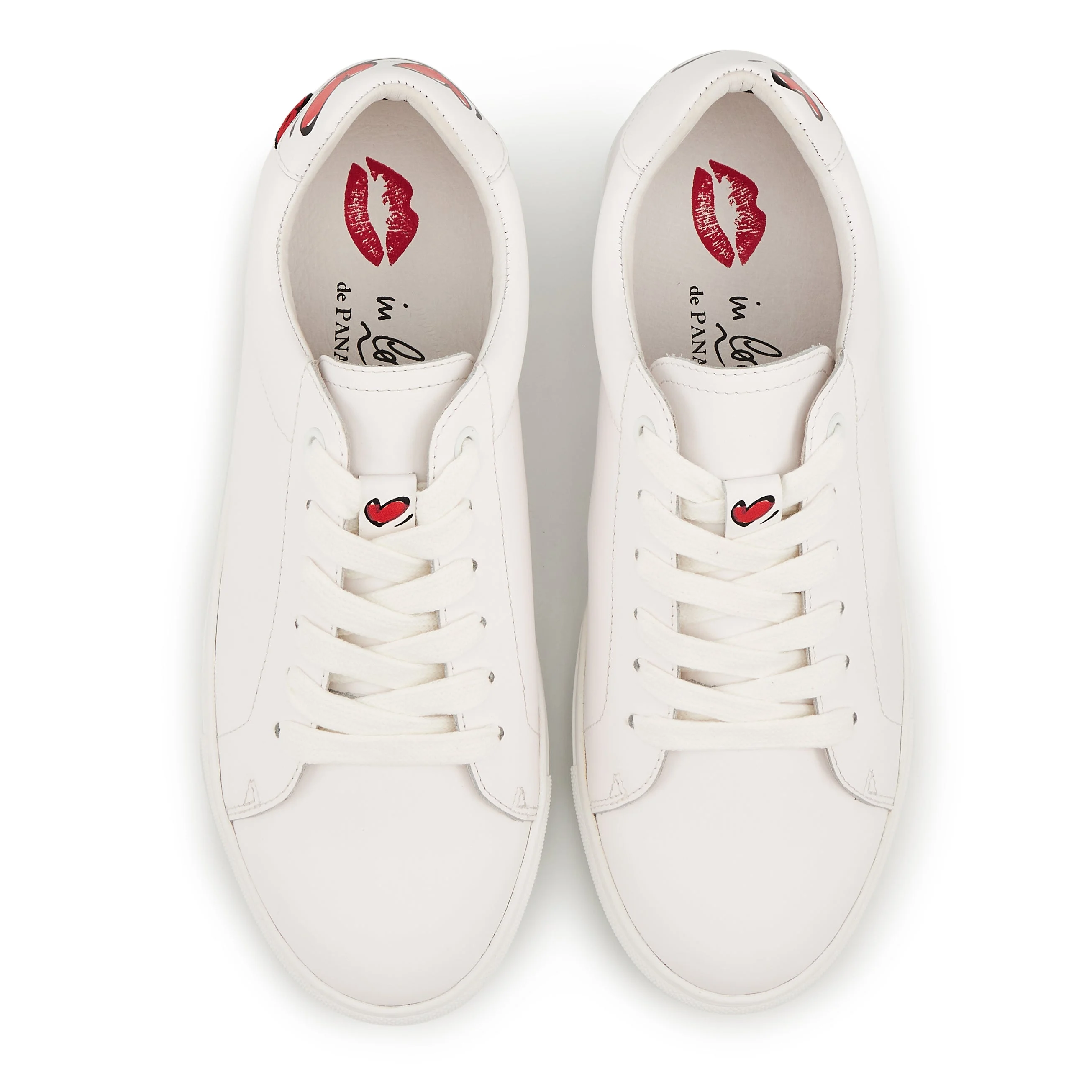 SIMONE IN LOVE A TOI - Sneakers en cuir | Blanc