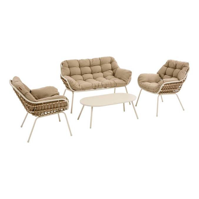 Salon de jardin PAOPAO Beige / Argile