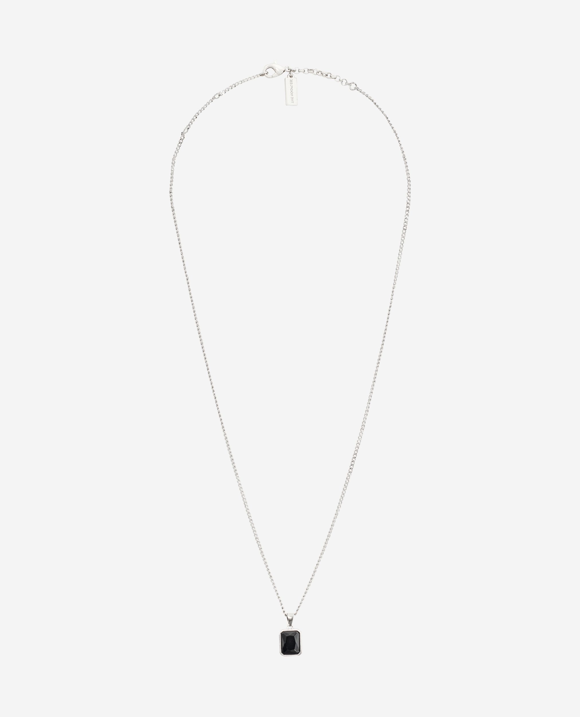 Collier avec pendentif argenté