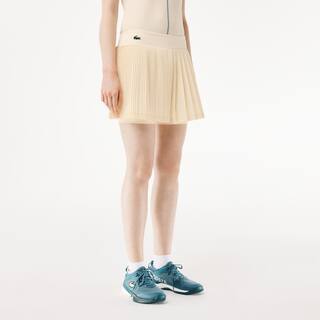 Short Tennis Ultra-Dry stretch avec shorty intégré Shorts - Blanc - Lacoste - Femme