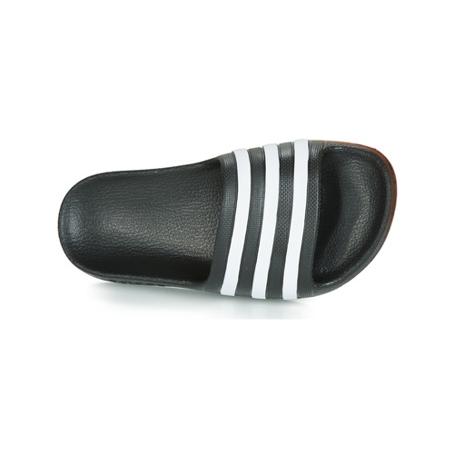 Adidas Sportswear - ADILETTE AQUA K - Noir / Blanc