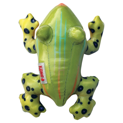 KONG Hundespielzeug Shieldz Tropics Frosch M