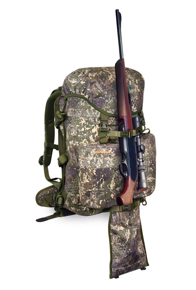 Marsupio Suede Camo jaktsekk 65L<br>Jaktsekk med helt rått bæresystem!