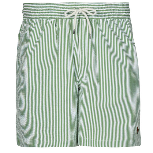 Polo Ralph Lauren - MAILLOT DE BAIN A RAYURES EN SEERSUCKER Verde / Blanco / Primario / Verde / Seersucker