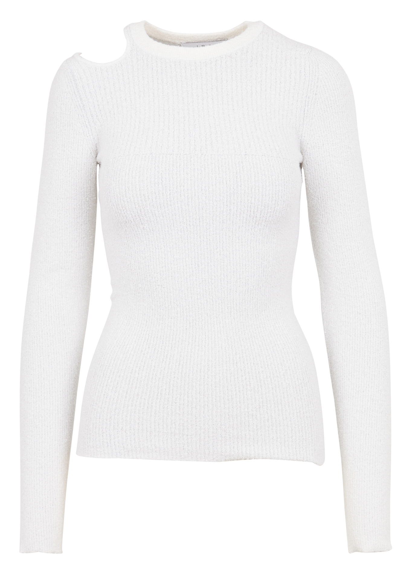 BAIYO - Pull col rond moulant | Beige