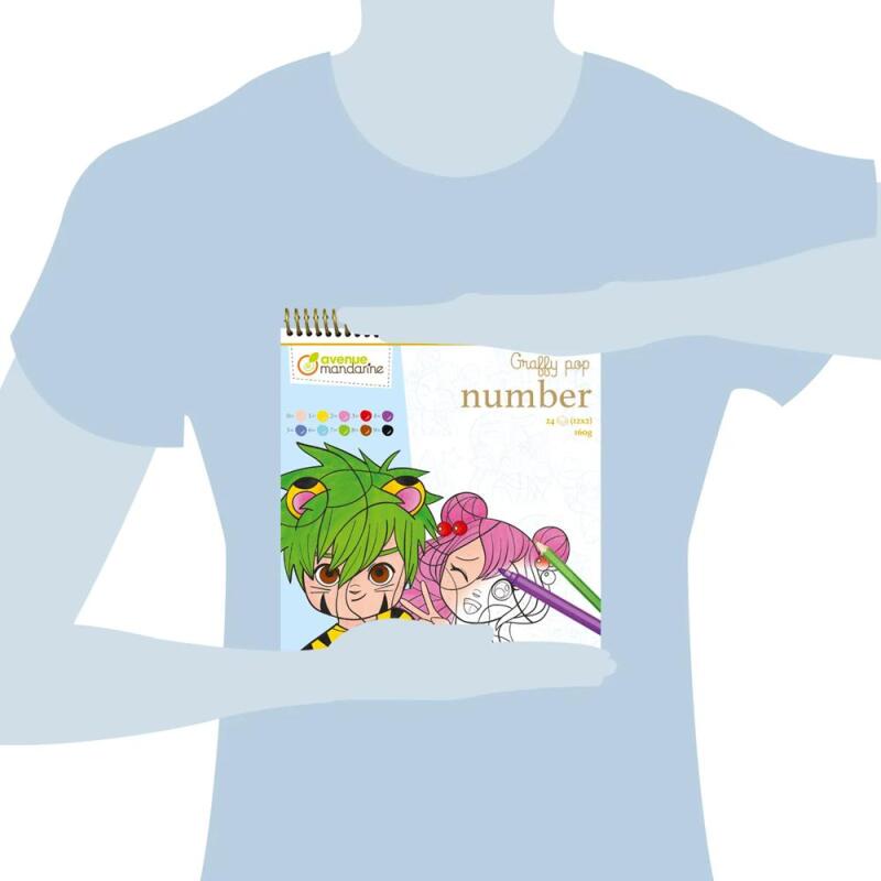 Graffy Pop Number, Manga - Bleu