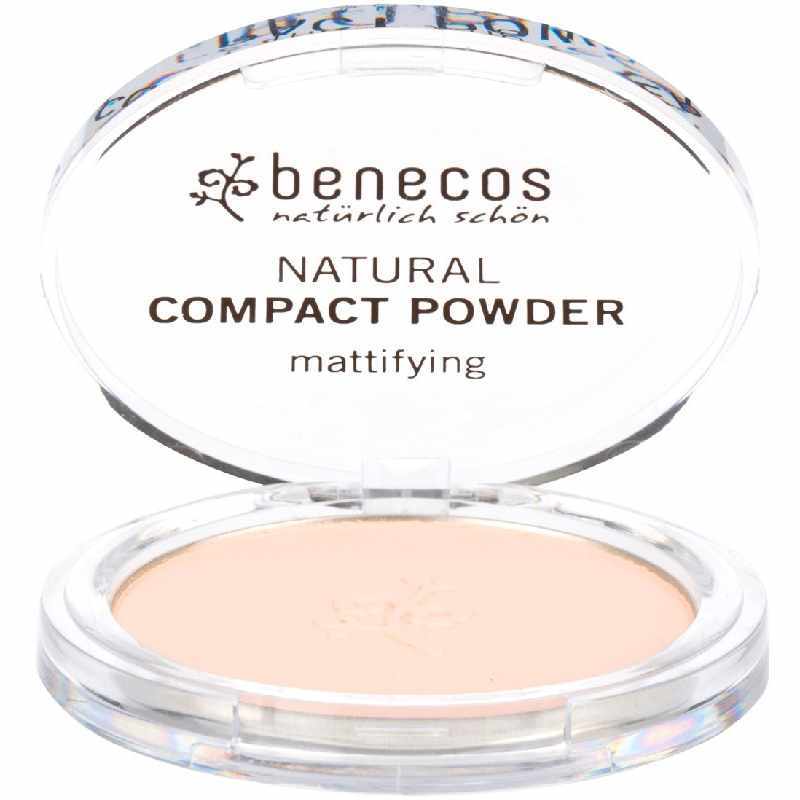Benecos Natural Compact Powder Mattifying 9 gr. - Fair
