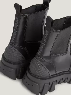 Botas Chelsea de couro robusto