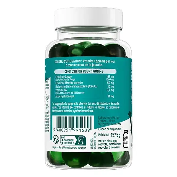 Valda Gummies para o Sistema Respiratório e Imunidade, Sabor Eucalipto