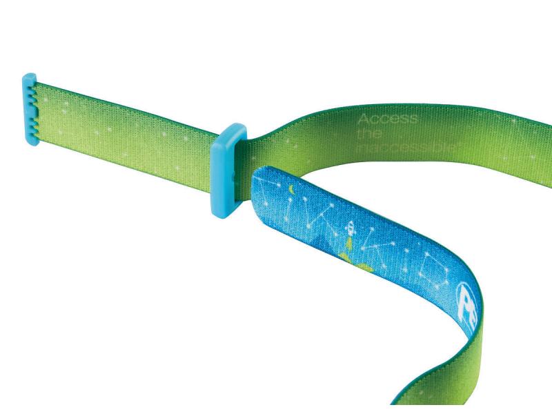 Petzl Stirnlampe TIKKID Blau Kinder-Stirnlampe mit vielen praktischen Features