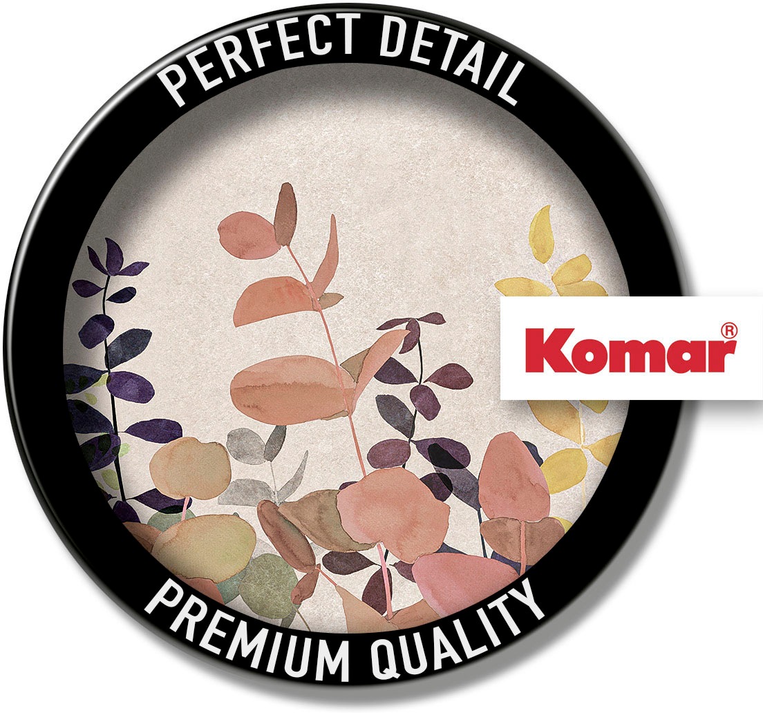 Komar Fototapete »Digitaldruck Vlies -  Foggy Shrub - Grösse 400 x 250 cm« bedruckt glatt Wohnzimmer, Schlafzimmer