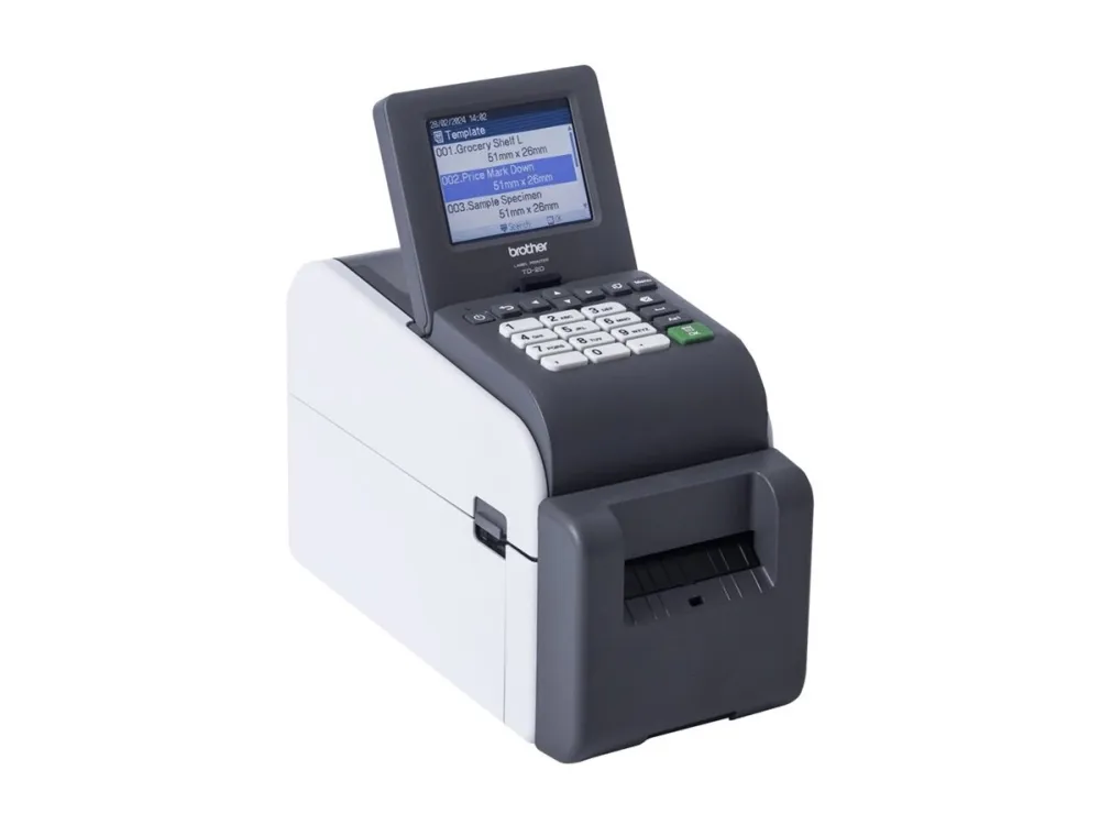 Brother TD-2320DSA203 - Mærkat/kvitteringsprinter - S/H - direkte termisk - Rulle (6,3 cm) - 203 dpi - op til 152.4 mm/sek. - USB 2.0, USB vært, LAN