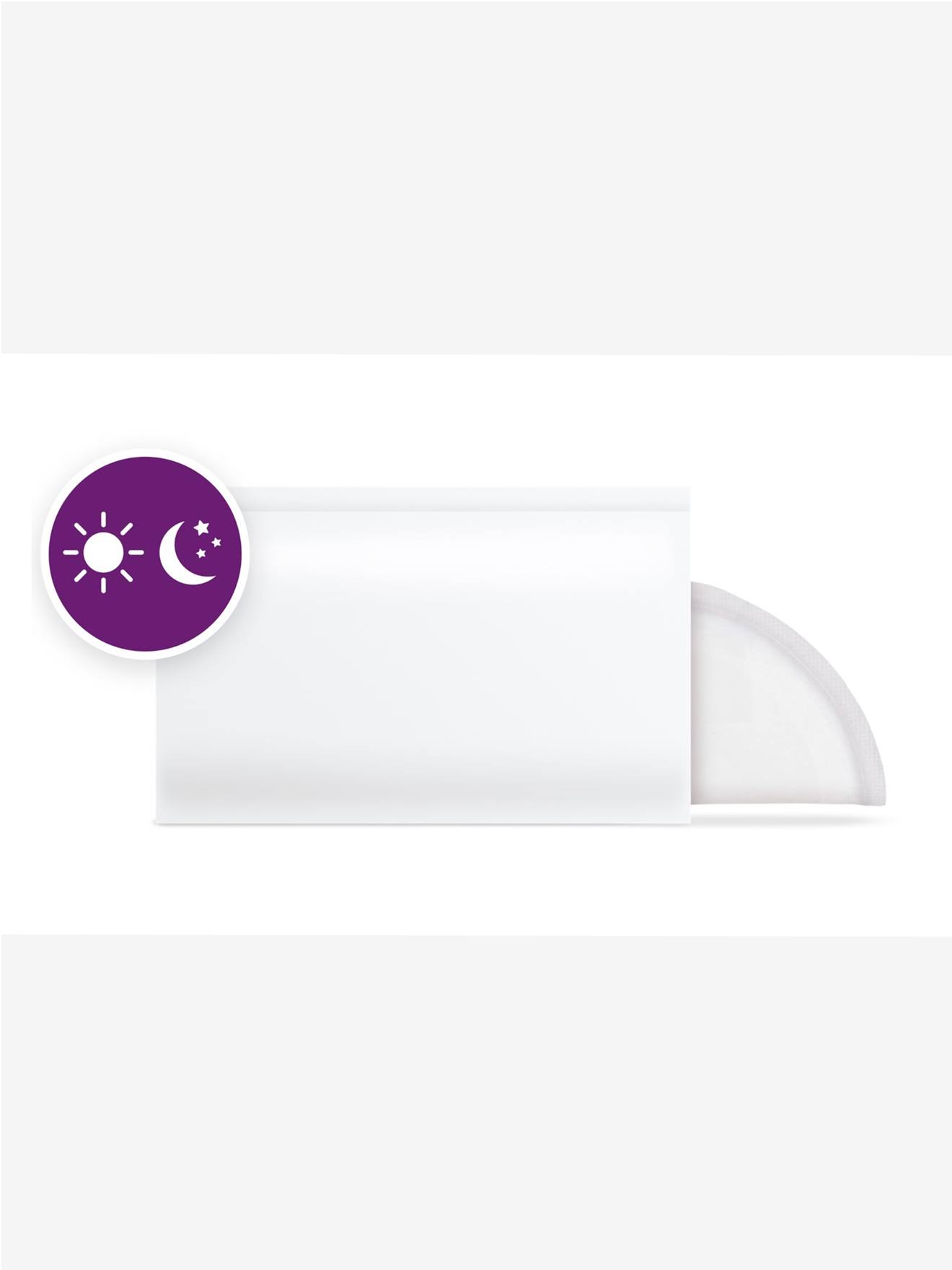 Pacote com 60 absorventes descartáveis para amamentação Philips AVENT, textura média e macia, brancos.
