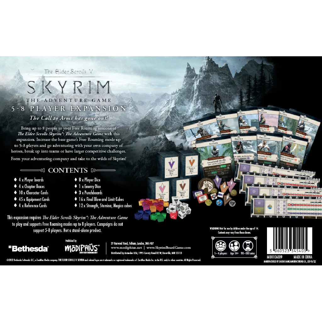 The Elder Scrolls: Skyrim - 5-8 Player Expansion