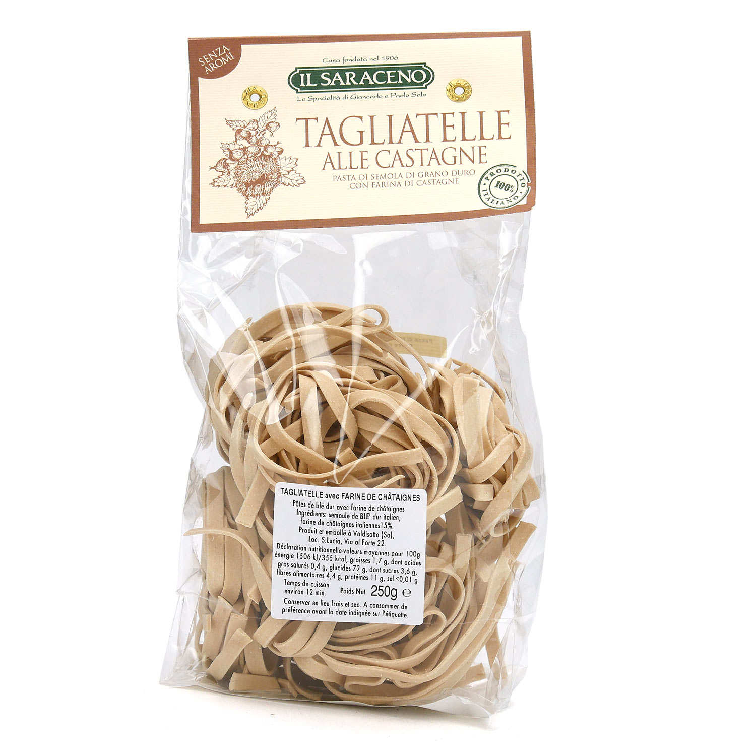 Tagliatelles à la châtaigne - Il Saraceno