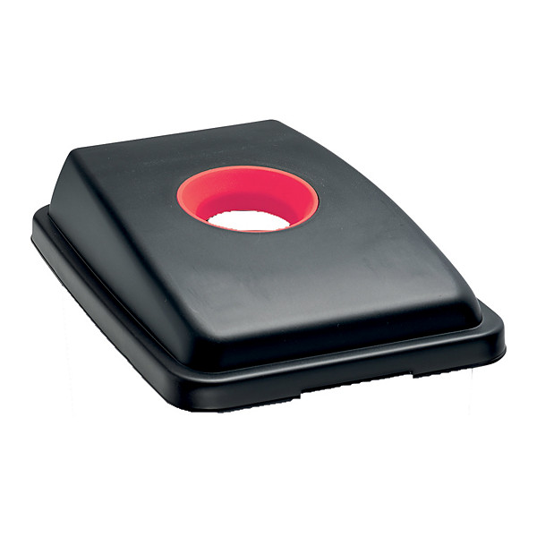RAJA Couvercle pour poubelle de tri 60 L - Rouge