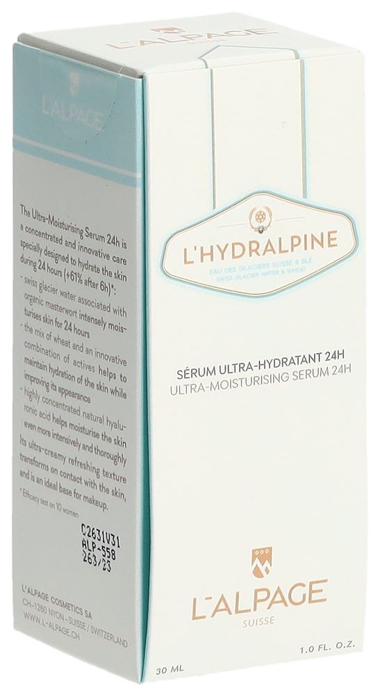 L'ALPAGE L'Hydralpine Serum 24h ultra-feuchtigkeitsspendend 30 ml