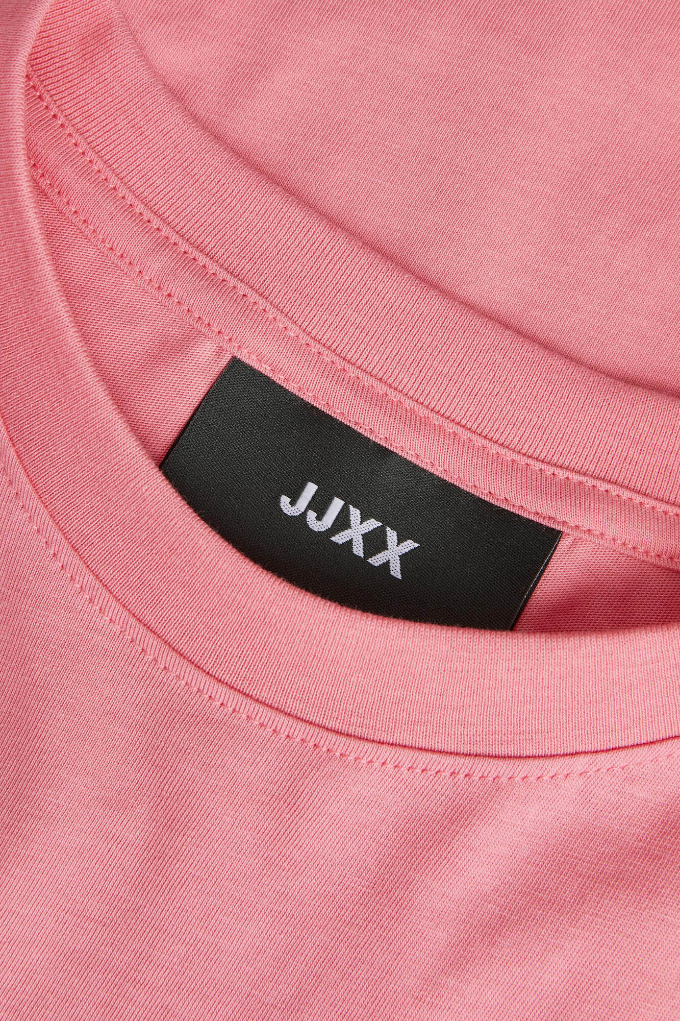 Camiseta oversized de manga curta com estampa.