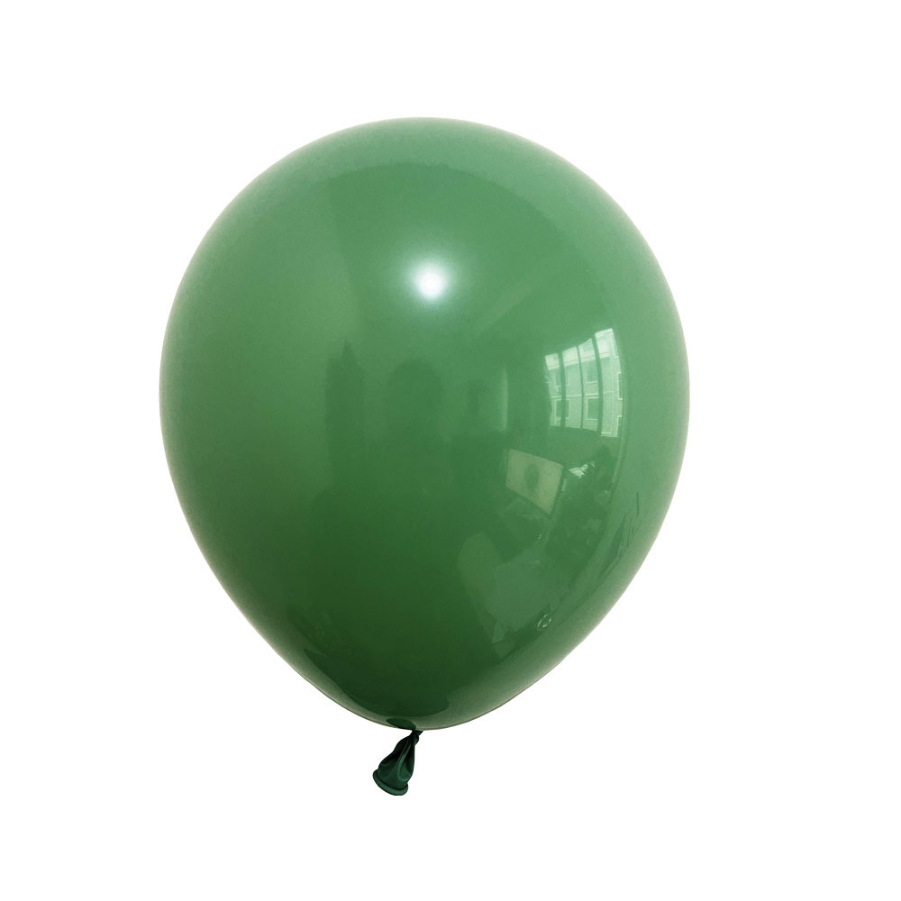 (119-tlg. Set) Party Ballons Vintage Luftballons mit Konfetti - Grün / Weiss / Gold