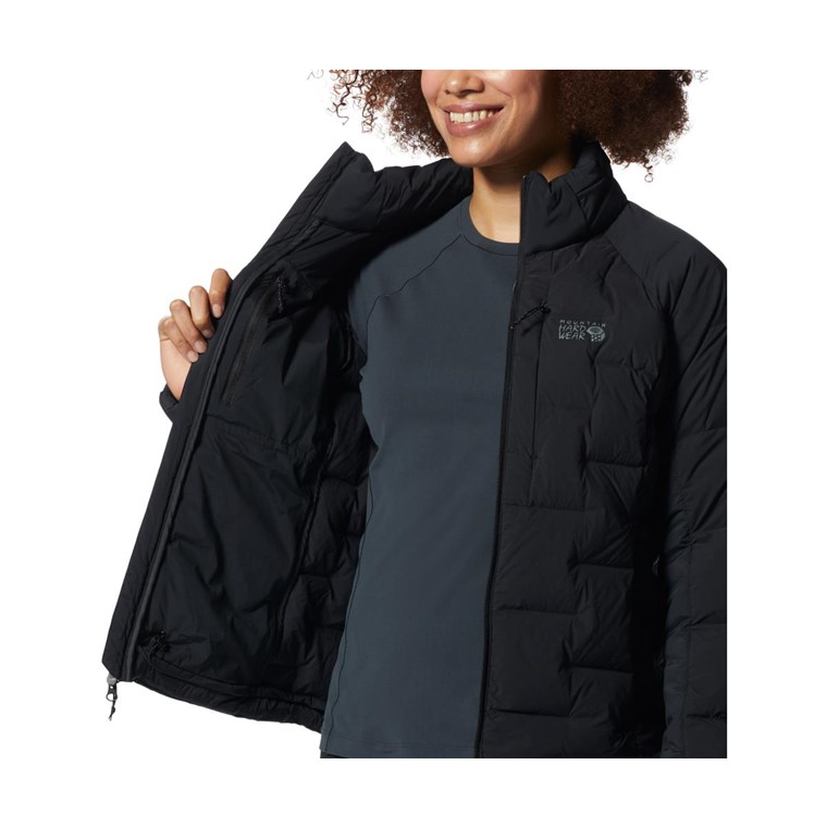 Mountain Hardwear Stretchdown High-Hip Jacket Women Black