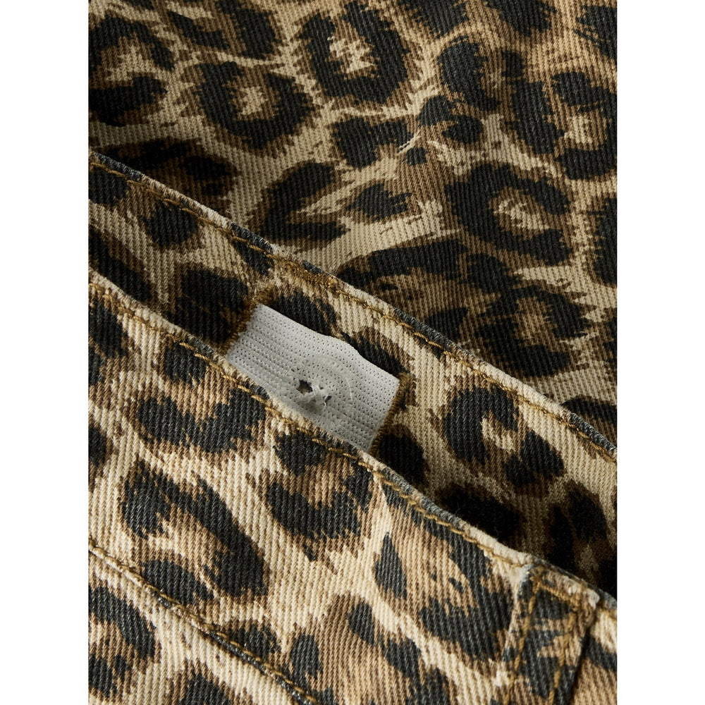 Køb Name It Silver Mink Leopard Nkfrose Hw Shorts 4444-Td Noos
