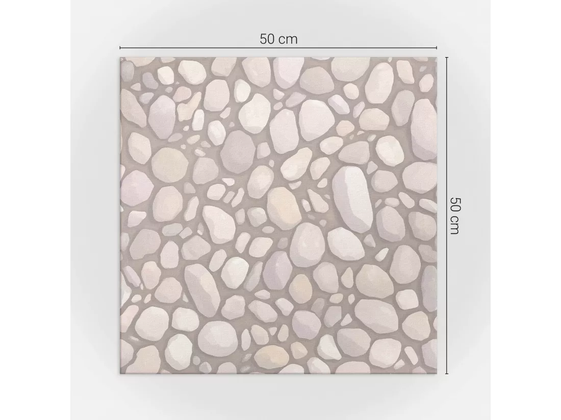 Panneaux muraux autocollants en vinyle imperméable - 4 x 50 x 50 cm - Motif en pierre naturelle