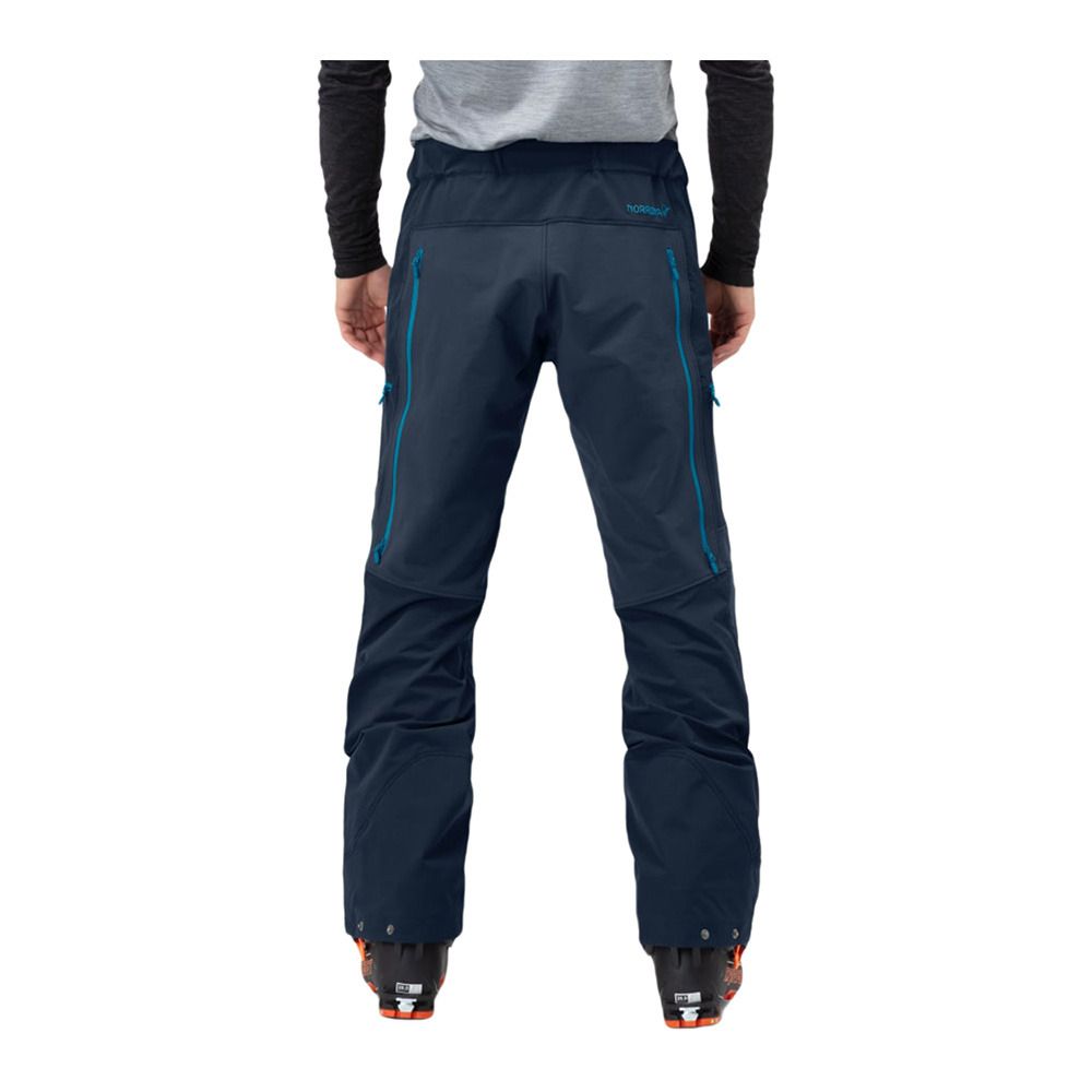 Norrona LYNGEN FLEX1 - Pantalon ski Homme indigo night/hawaiian surf