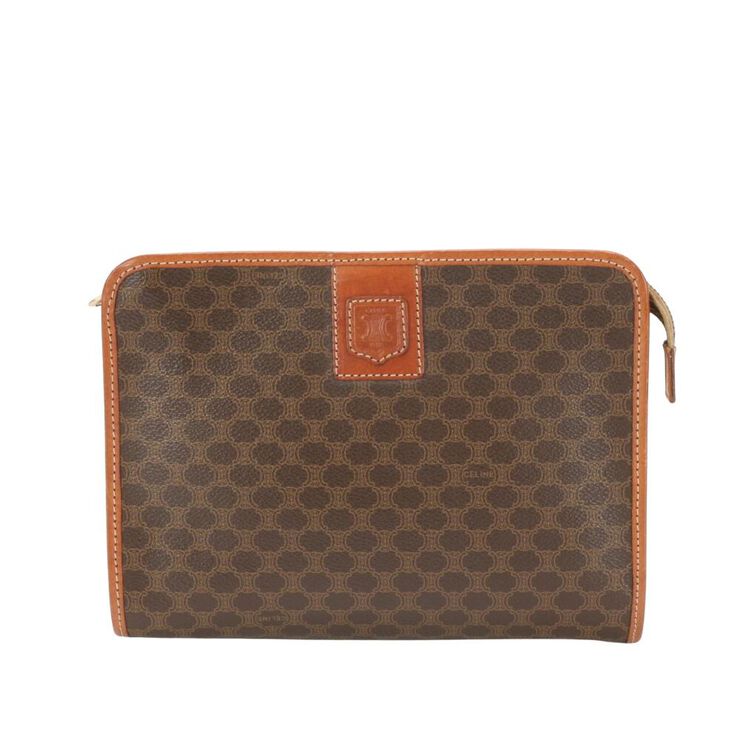 Celine Vintage Celine Clutch Brown
