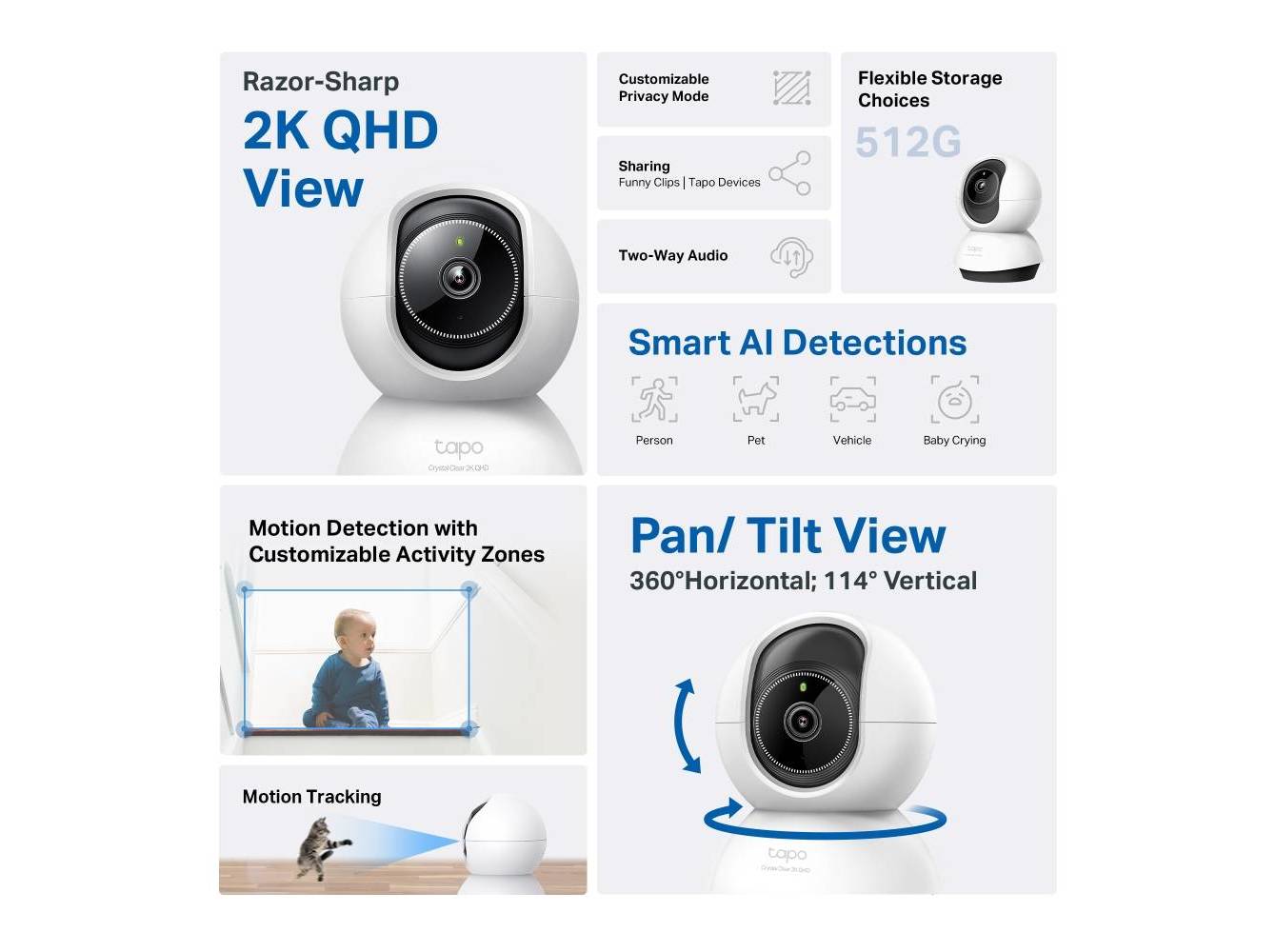 CAMERA TP-LINK TC72 2K QHD