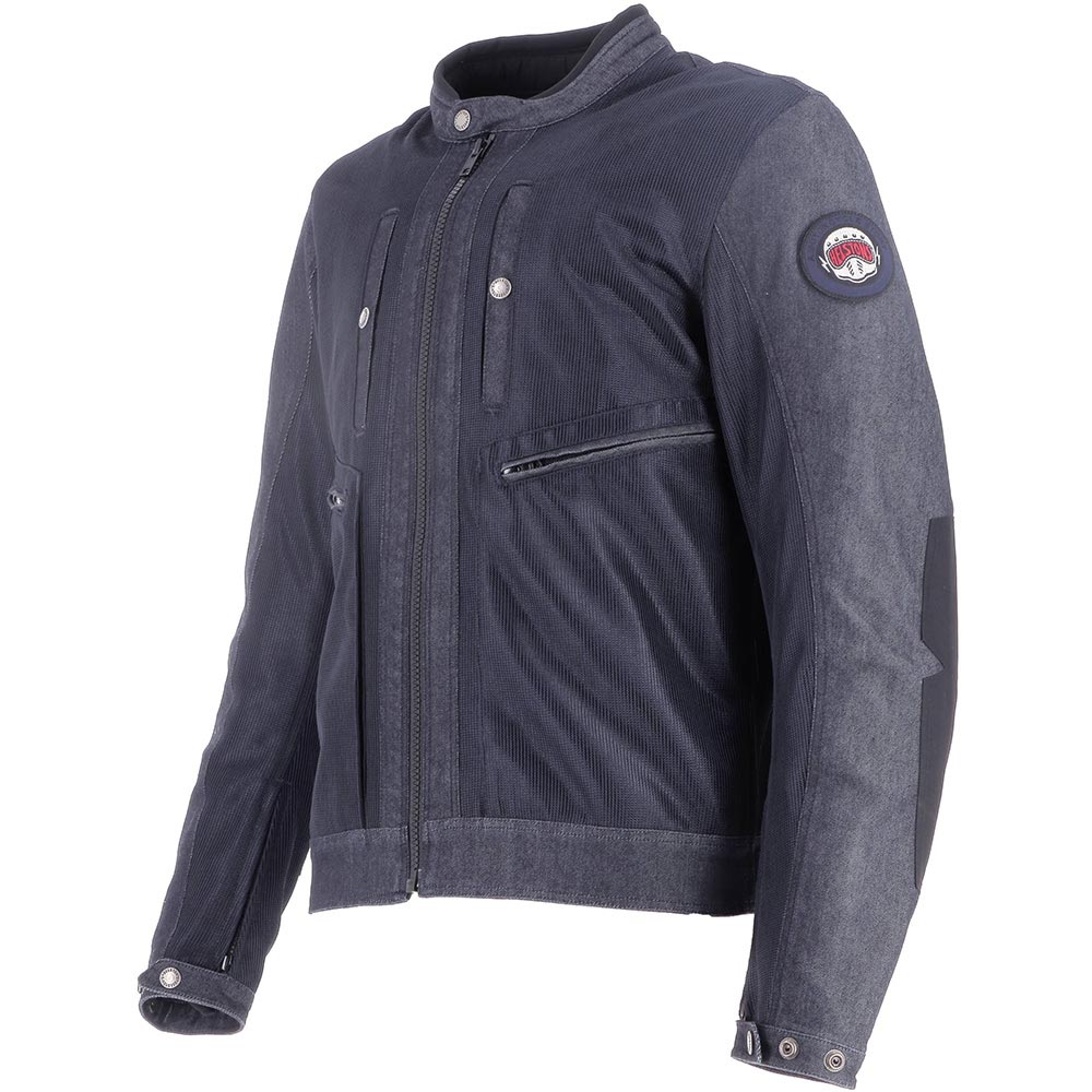 Helstons - Blouson Raid Air Coton Mesh Bleu