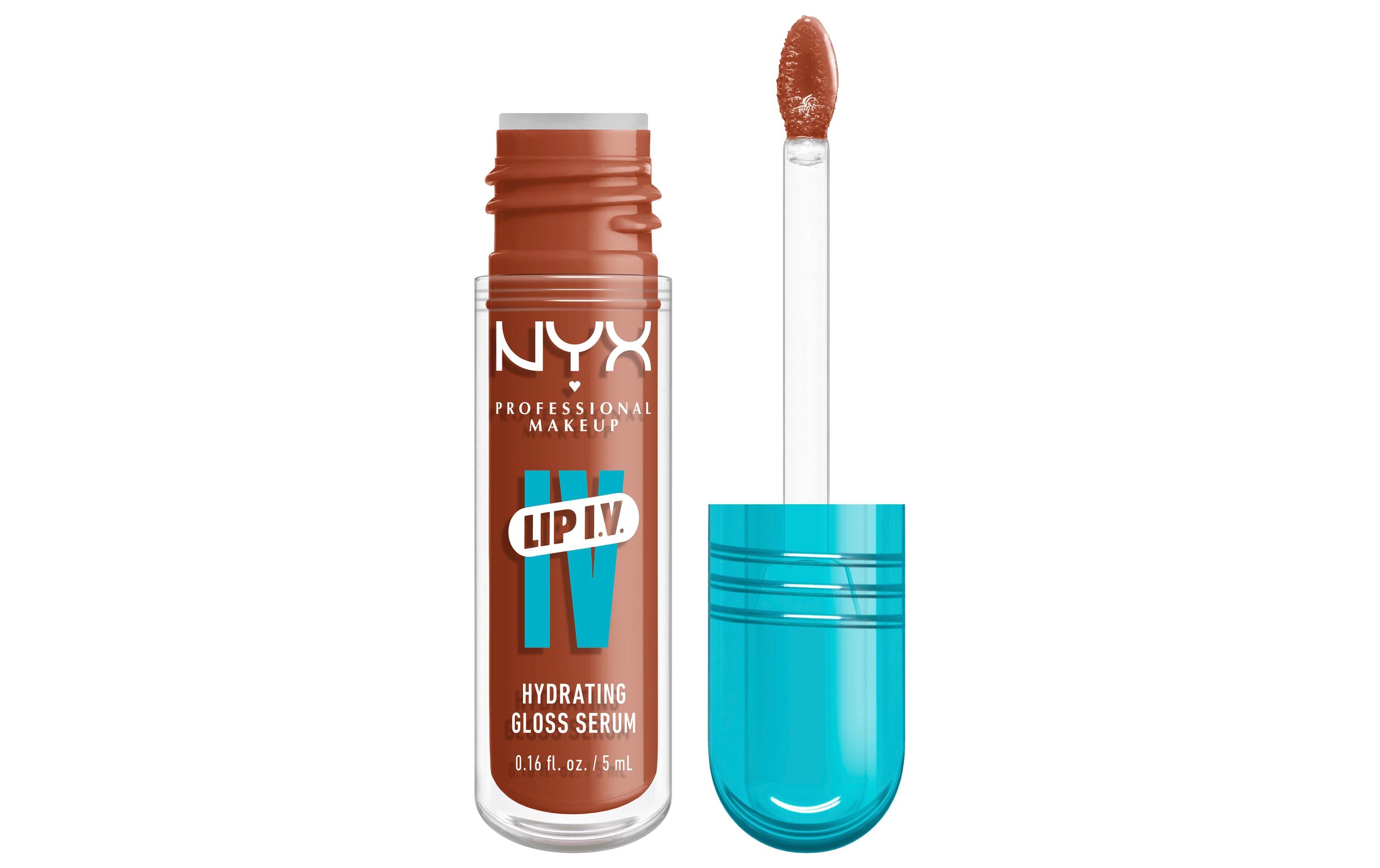 Lip Gloss IV Serum feuchtigkeitsspendender Caramel DripPflegender Lippenbalsam mit Vitaminen