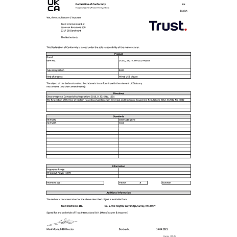 Trust Basi mus
