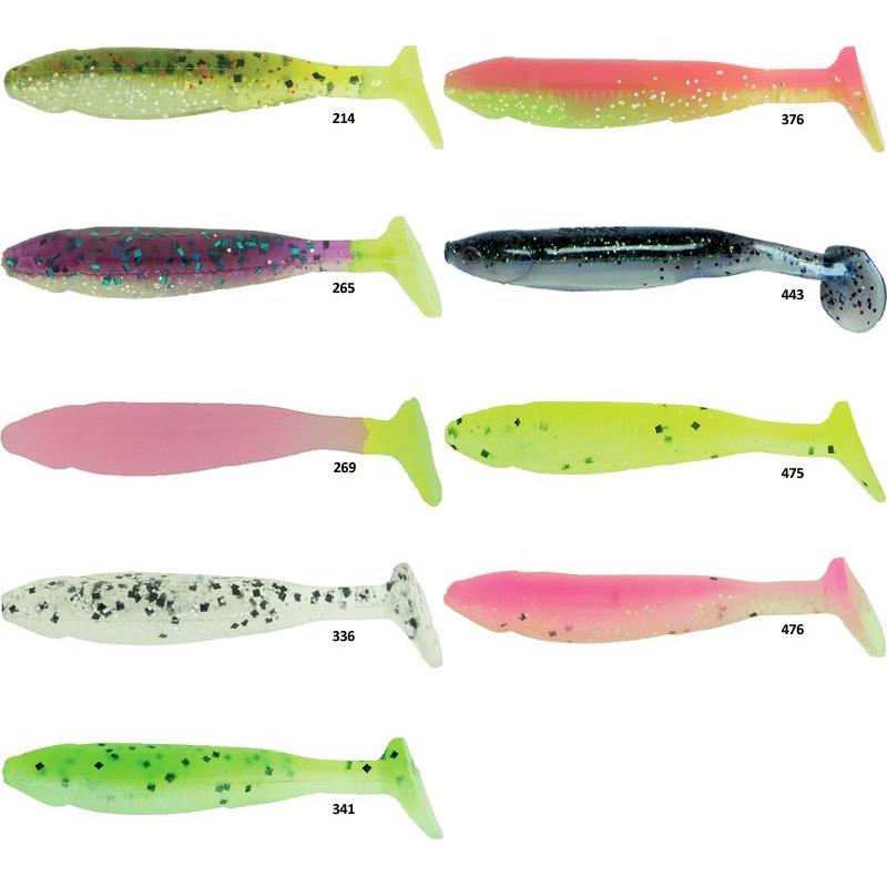 Leurre Souple Bass Assassin Crappie Dapper 2” - 5Cm - Par 10